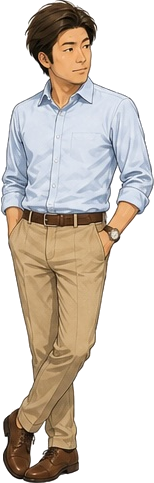 ブルーシャツ